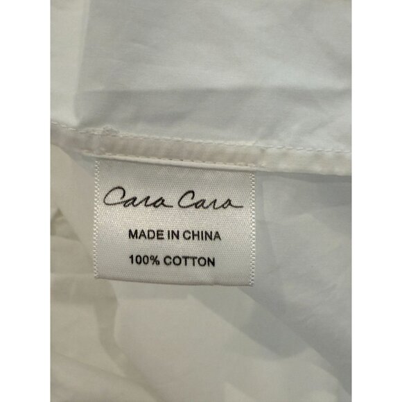 Cara Cara White Puff Sleeve Sip Sip Mini Dress - Size M - Picture 7 of 9